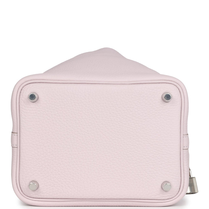 Hermes Picotin Lock 18 Mauve Pale Clemence Palladium Hardware