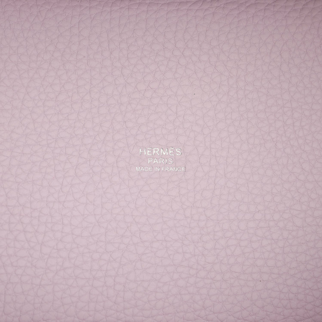Hermes Picotin Lock 18 Mauve Pale Clemence Palladium Hardware