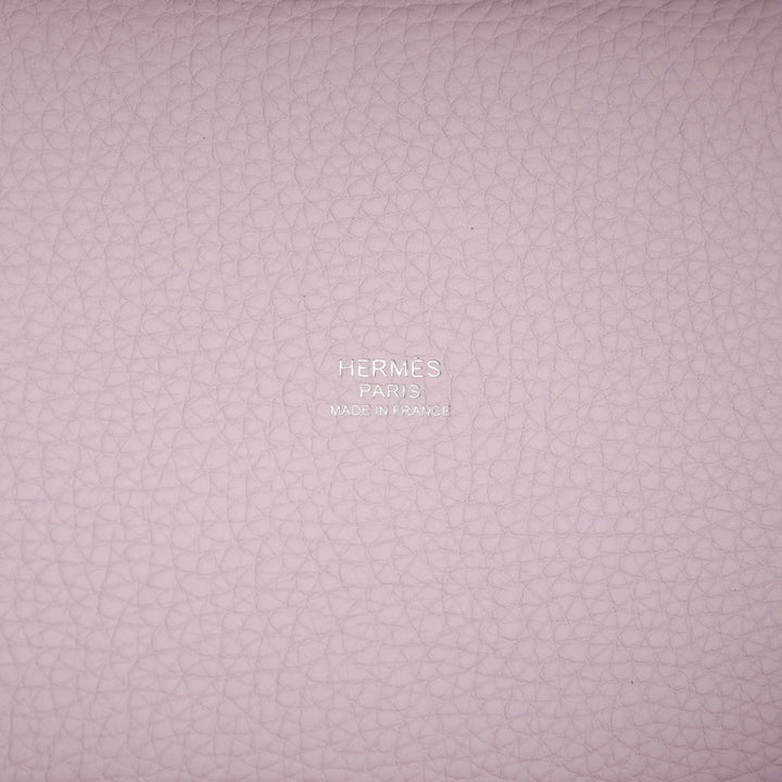 Hermes Picotin Lock 18 Mauve Pale Clemence Palladium Hardware