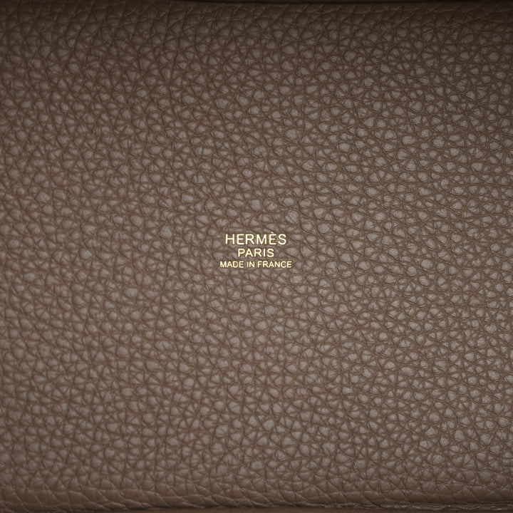 Hermes Picotin Lock 18 Etoupe Clemence Gold Hardware