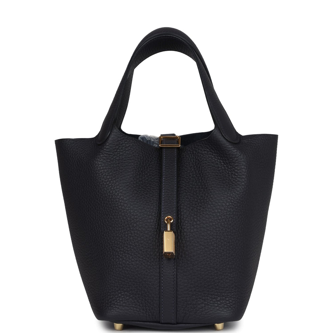Hermes Picotin Lock 18 Caban Clemence Gold Hardware