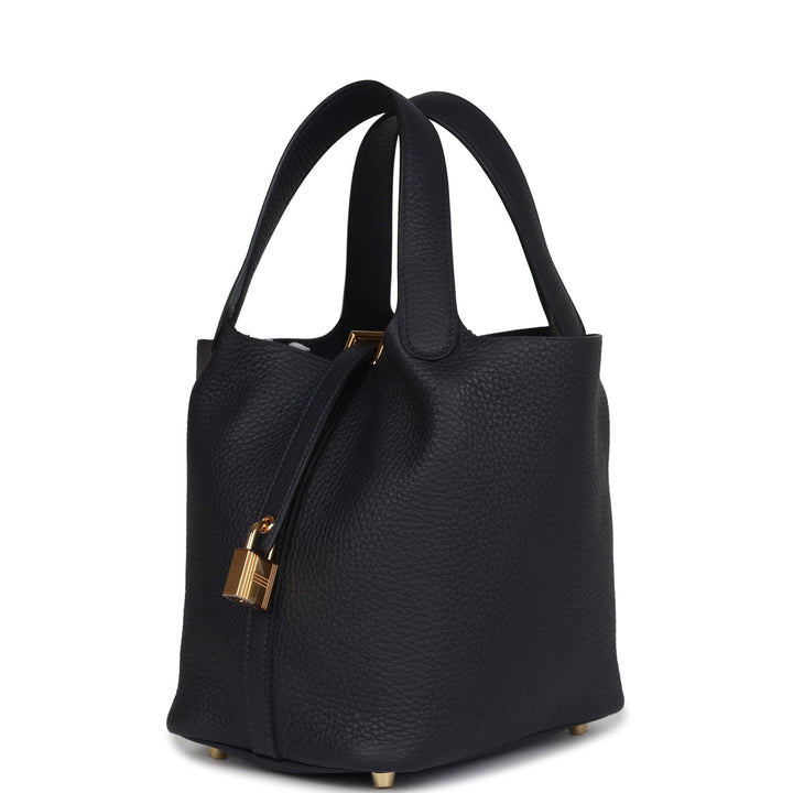 Hermes Picotin Lock 18 Caban Clemence Gold Hardware