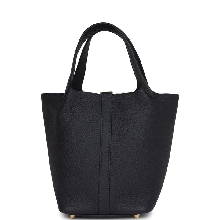 Hermes Picotin Lock 18 Caban Clemence Gold Hardware