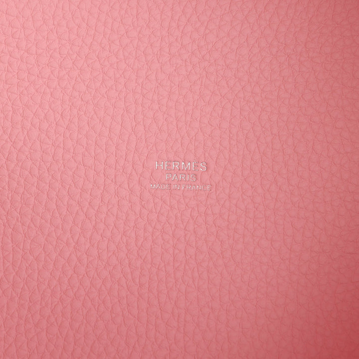 Hermes Picotin Lock 18 Rose Sakura Clemence Palladium Hardware