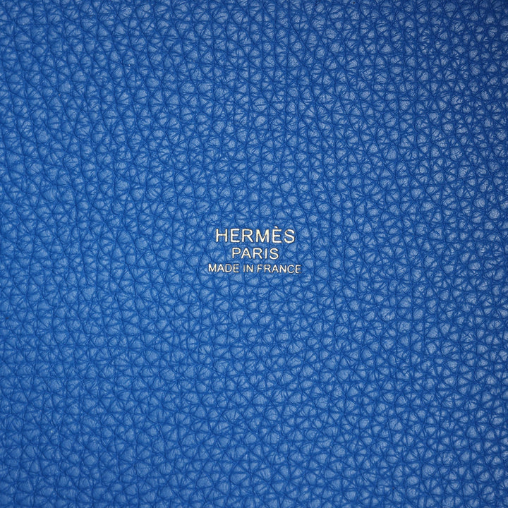 Hermes Picotin Lock 18 Bleu Royal Clemence Gold Hardware