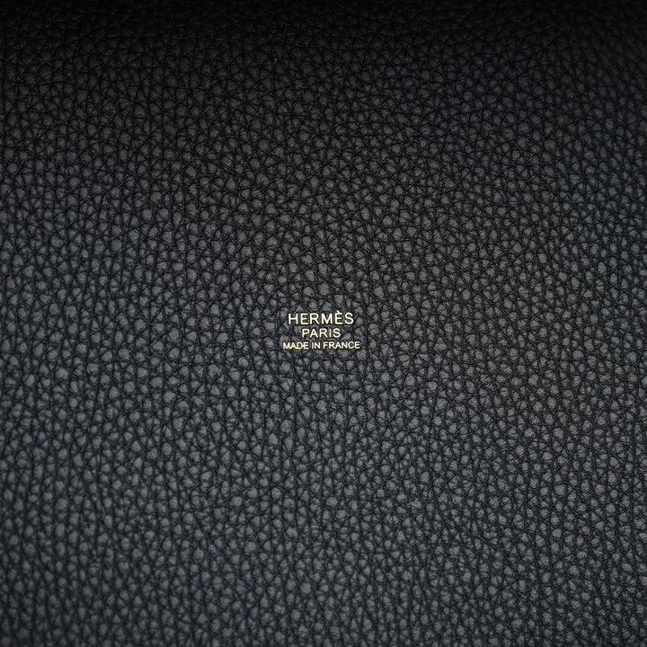 Hermes Picotin Lock 22 Black Clemence Gold Hardware