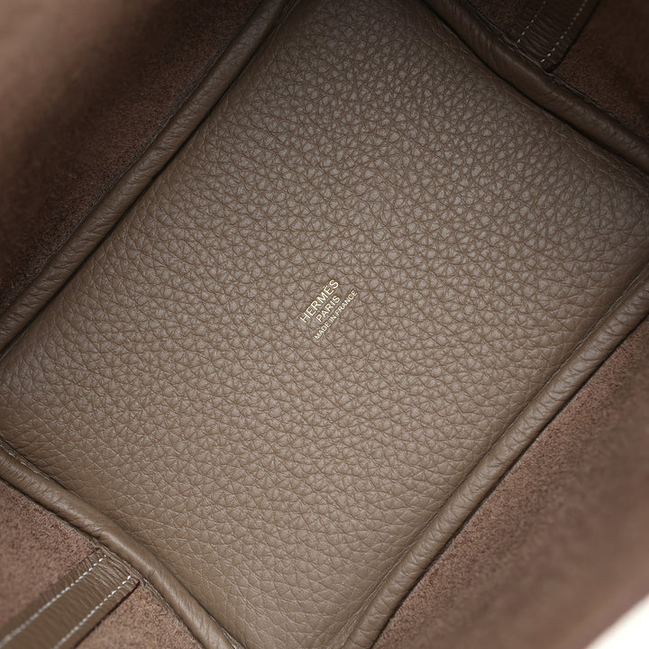 Hermes Picotin Lock 18 Etoupe Clemence Gold Hardware