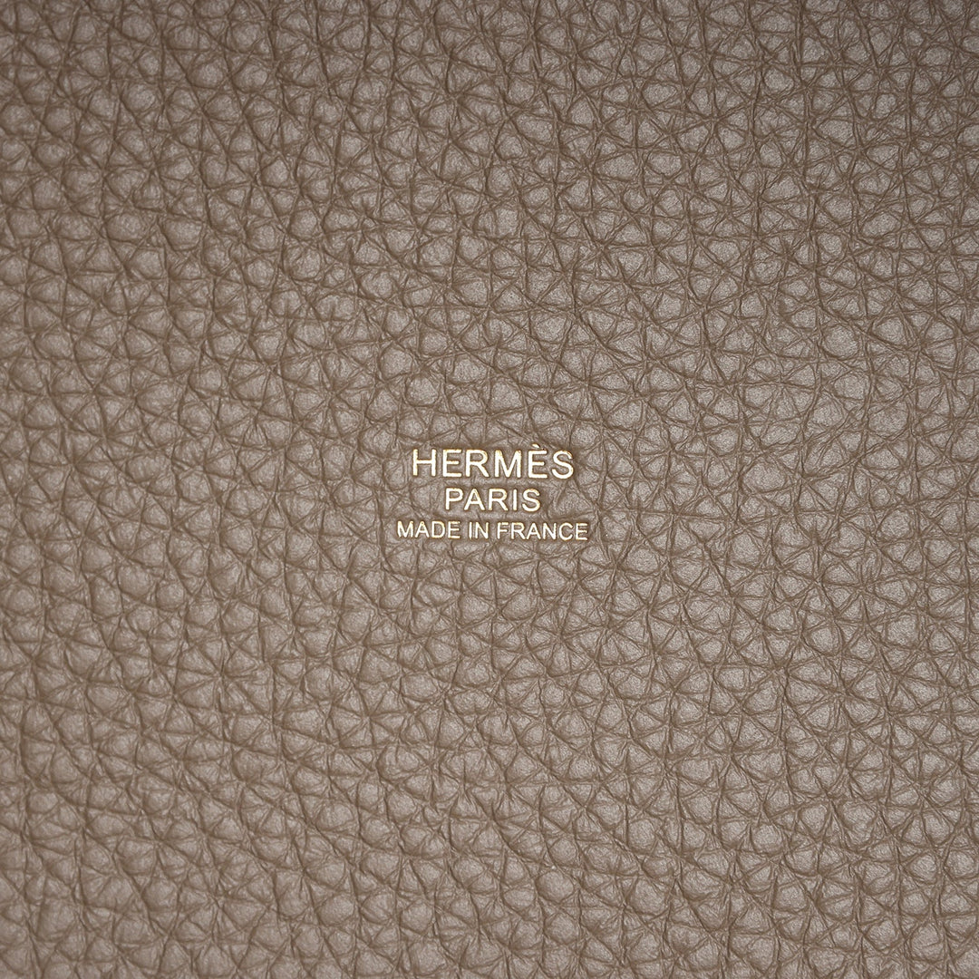 Hermes Picotin Lock 18 Etoupe Clemence Gold Hardware