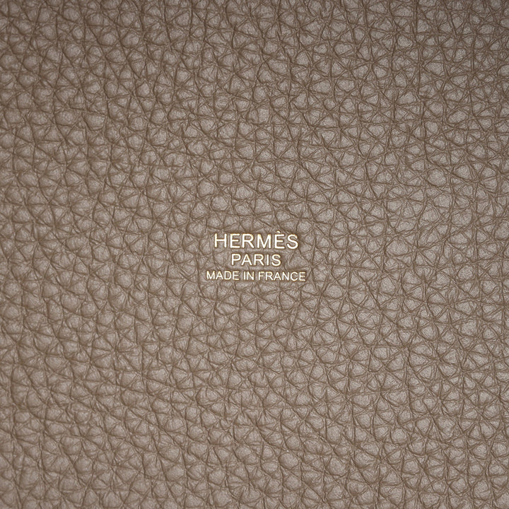 Hermes Picotin Lock 18 Etoupe Clemence Gold Hardware