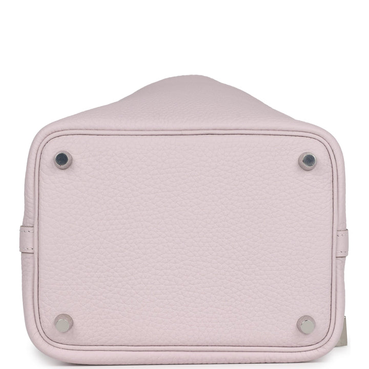 Hermes Picotin Lock 18 Mauve Pale Clemence Palladium Hardware