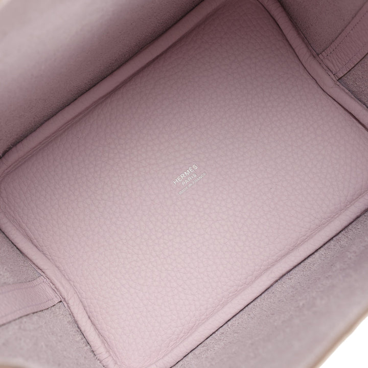 Hermes Picotin Lock 18 Mauve Pale Clemence Palladium Hardware