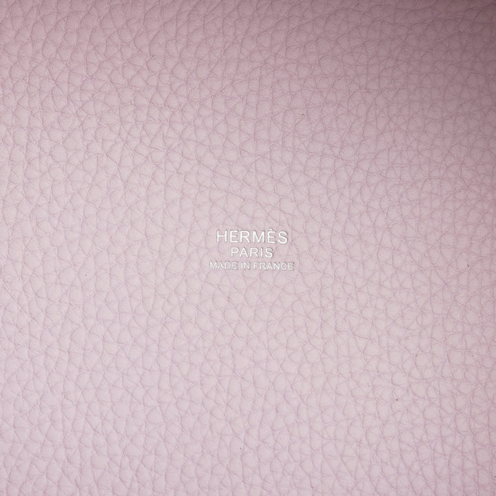Hermes Picotin Lock 18 Mauve Pale Clemence Palladium Hardware