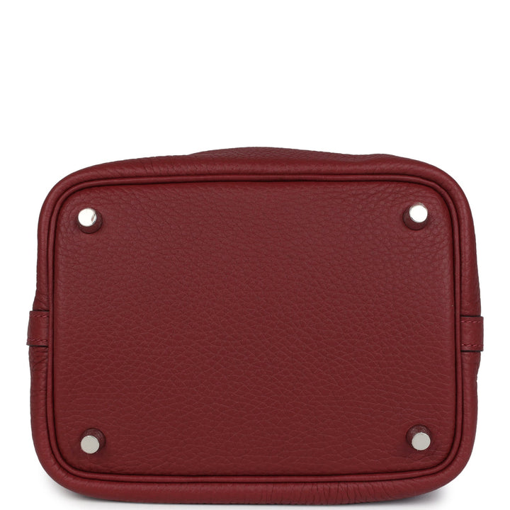 Hermes Picotin Lock 18 Eclat Rouge H Clemence Palladium Hardware