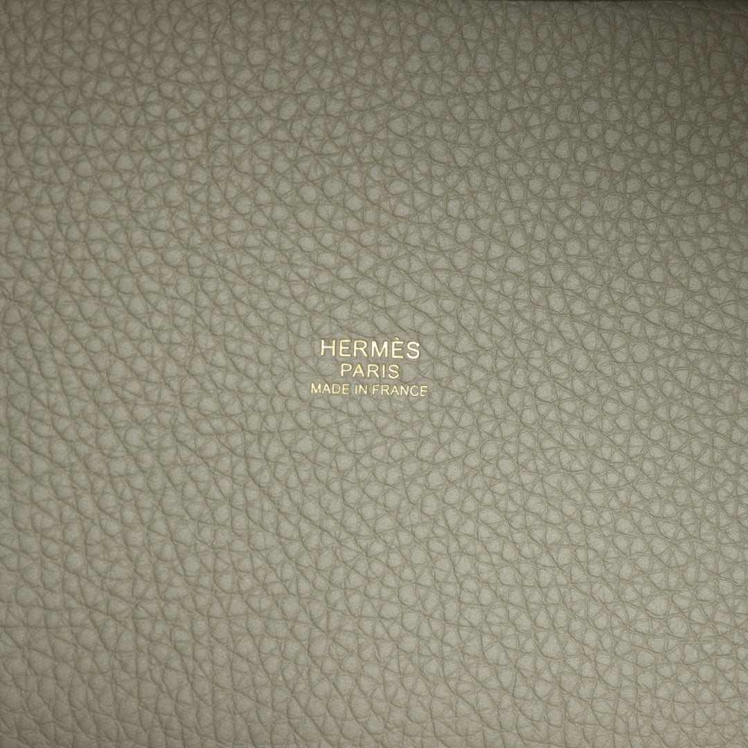 Hermes Picotin Lock 18 Sauge Clemence Gold Hardware