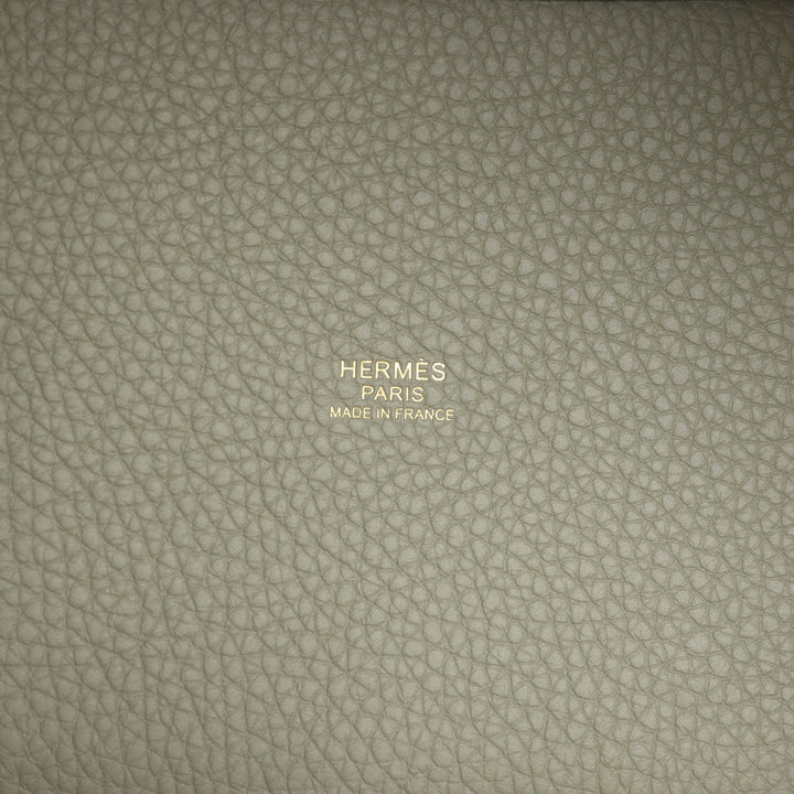 Hermes Picotin Lock 18 Sauge Clemence Gold Hardware