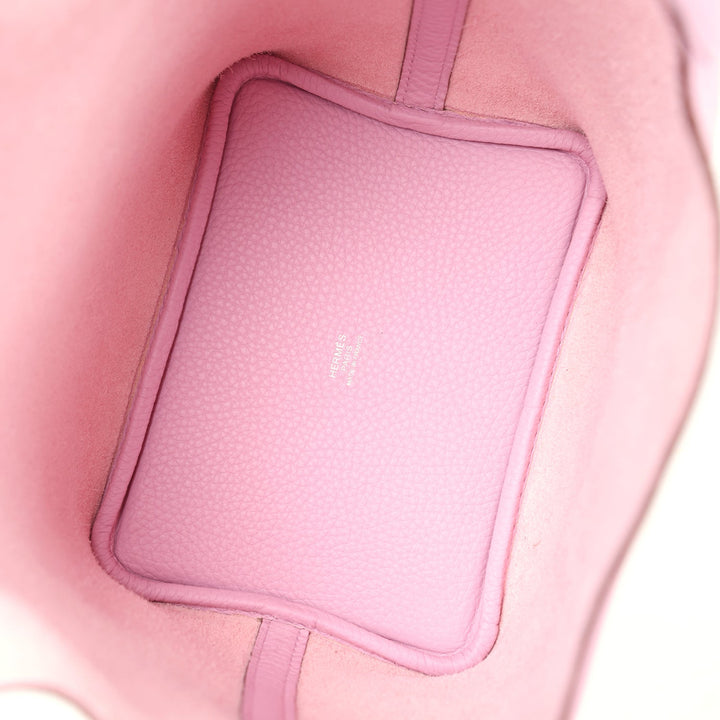 Hermes Picotin Lock 18 Mauve Sylvestre Clemence Palladium Hardware
