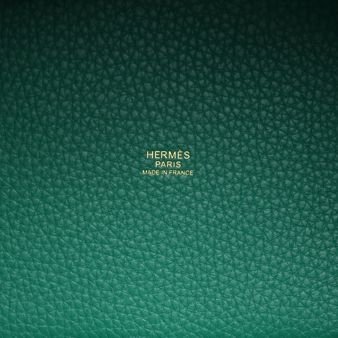 Hermes Picotin Lock 18 Vert Vertigo Clemence Gold Hardware