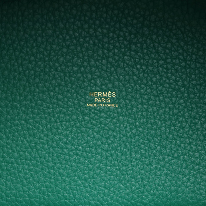 Hermes Picotin Lock 18 Vert Vertigo Clemence Gold Hardware