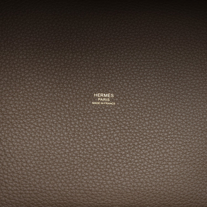 Hermes Picotin Lock 22 Etoupe Clemence Gold Hardware