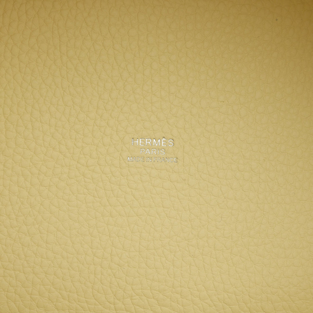 Hermes Picotin Lock 18 Jaune Milton Clemence Palladium Hardware