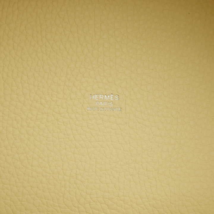 Hermes Picotin Lock 18 Jaune Milton Clemence Palladium Hardware