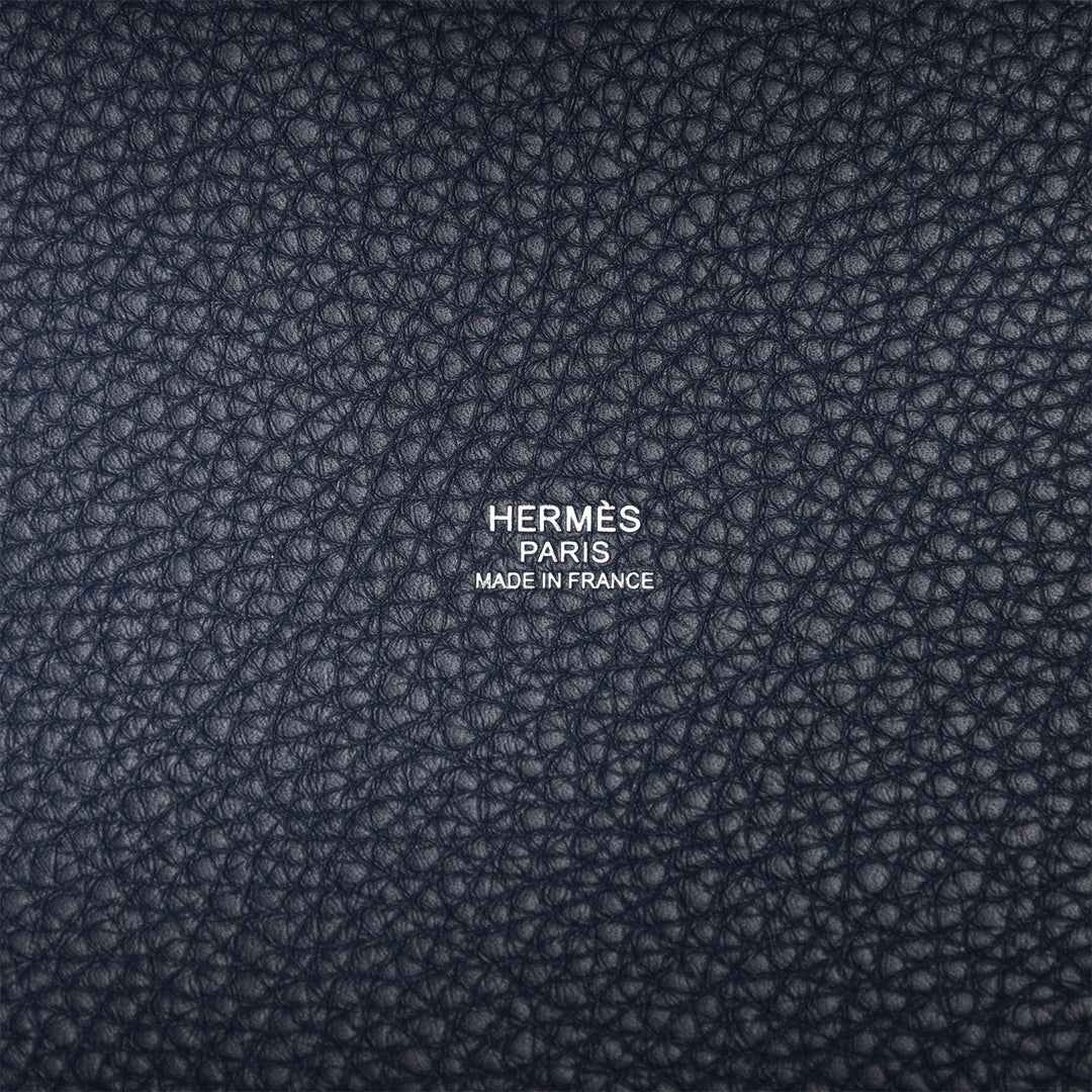 Top quality Hermes Picotin Lock 18 Bleu Nuit Clemence Palladium Hardware