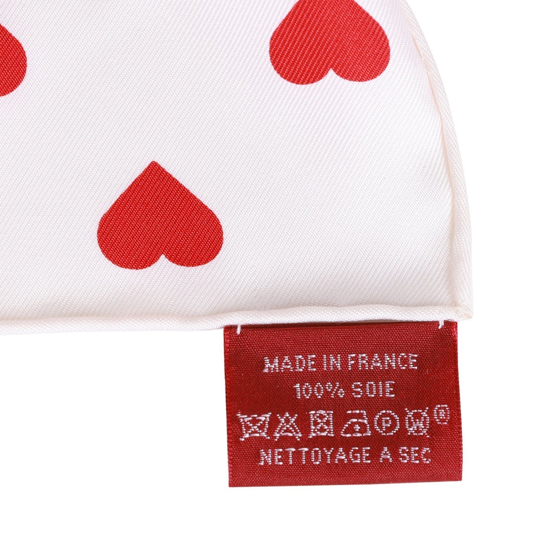 Top quality Hermes "Brides de Gala Love" Red Silk Twill Scarf 90cm