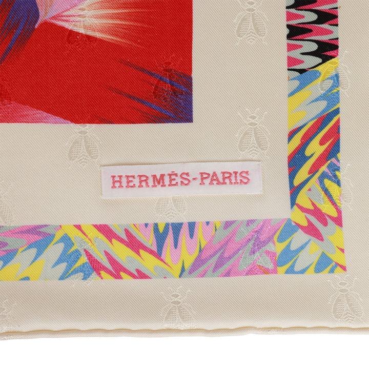 Top quality Hermes "Brides de Gala" Marble Silk Twill Scarf 90cm