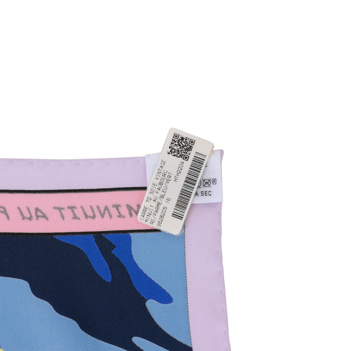Top quality Hermes "Minuit au Faubourg" Parme Silk Twill Scarf 70cm