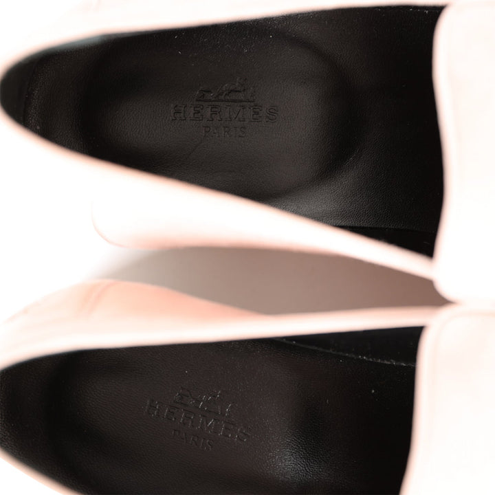 Top quality Hermes Destin Loafer Rose Aube Suede Rose Gold Hardware 38 EU