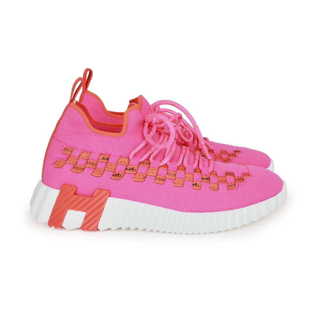 Top quality Hermes Flex Sneaker Pink and Orange Bolduc 35