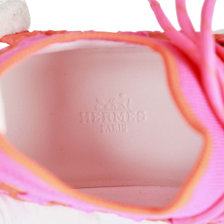 Top quality Hermes Flex Sneaker Pink and Orange Bolduc 35
