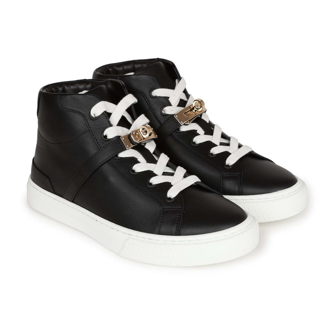 Top quality Hermes Daydream Sneaker Black and White Calfskin 36.5