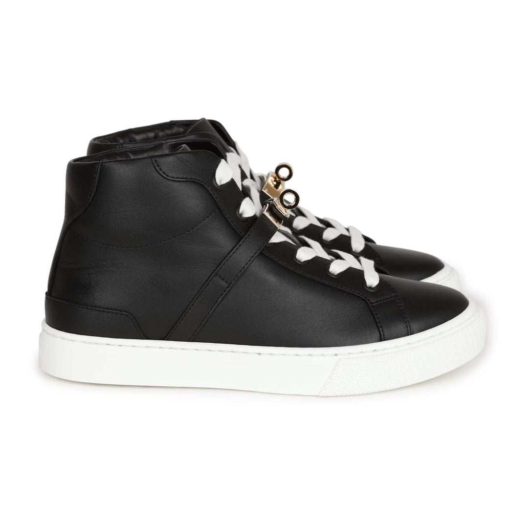 Top quality Hermes Daydream Sneaker Black and White Calfskin 36.5