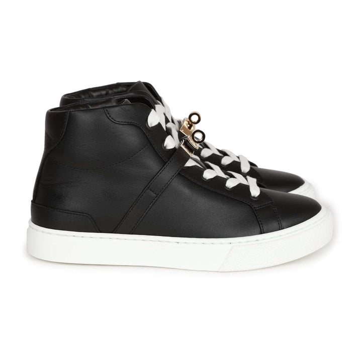 Top quality Hermes Daydream Sneaker Black and White Calfskin 36.5