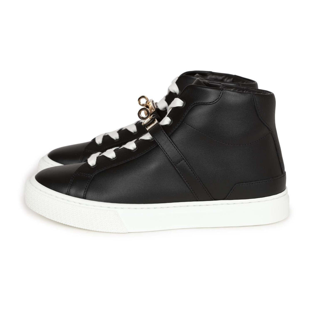 Top quality Hermes Daydream Sneaker Black and White Calfskin 36.5