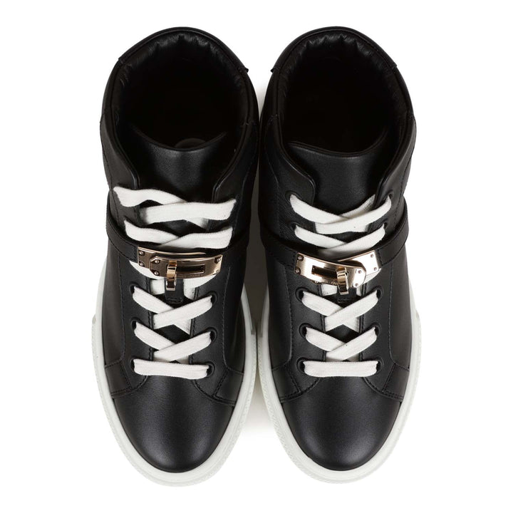 Top quality Hermes Daydream Sneaker Black and White Calfskin 36.5
