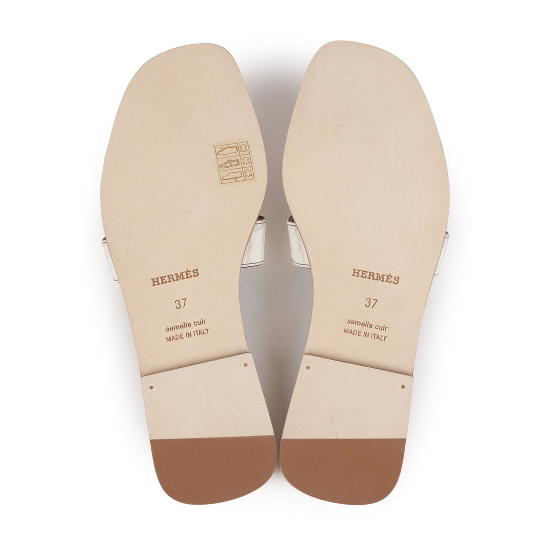 Top quality Hermes Oran Sandals Himalaya Niloticus Crocodile