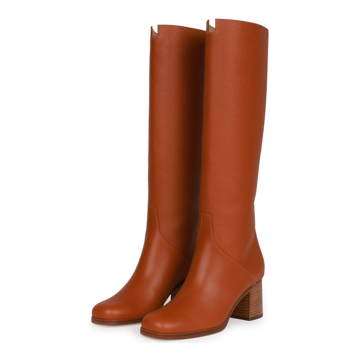 Top quality Hermes Foulee 60 Tall Boots Gold Epsom 36.5