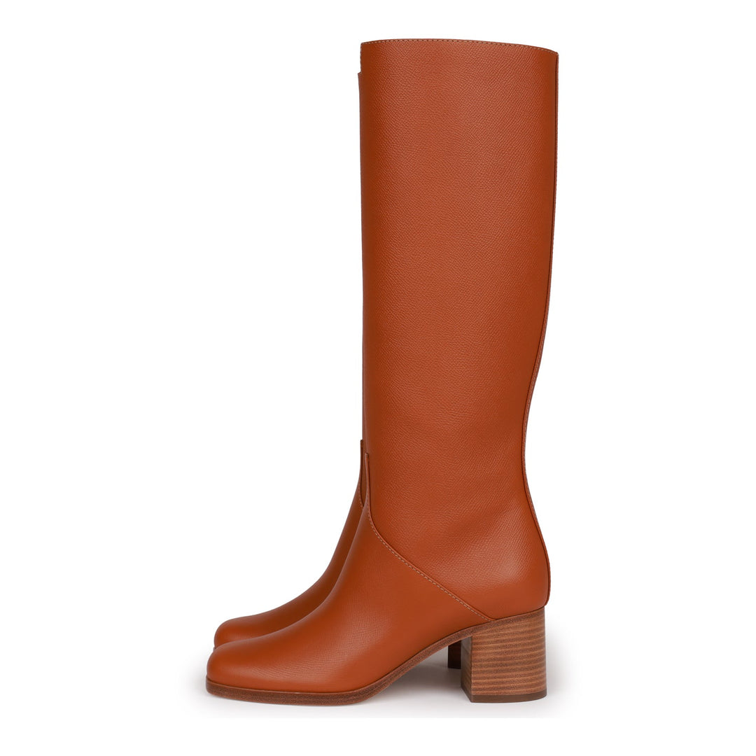 Top quality Hermes Foulee 60 Tall Boots Gold Epsom 36.5