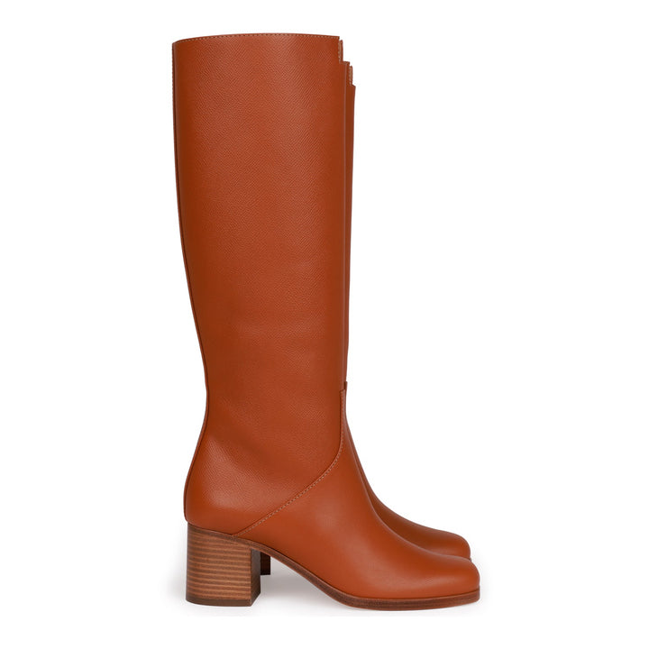 Top quality Hermes Foulee 60 Tall Boots Gold Epsom 36.5