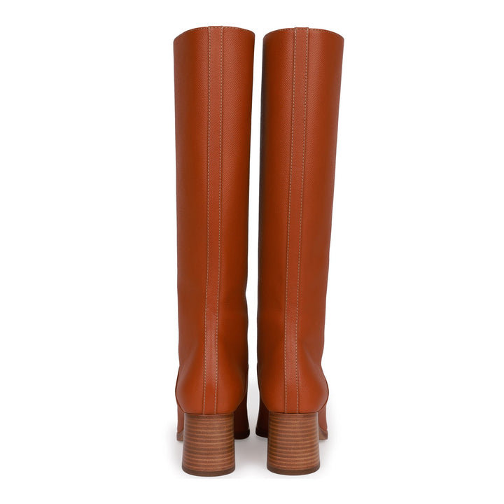 Top quality Hermes Foulee 60 Tall Boots Gold Epsom 36.5