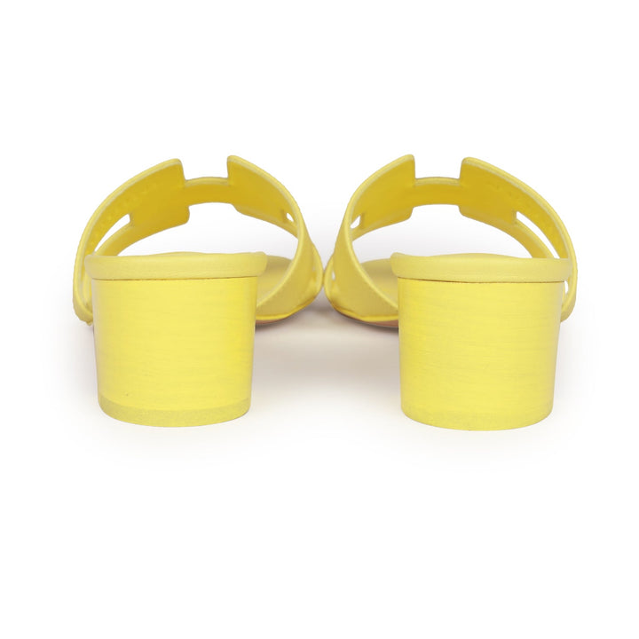 Top quality Hermes Oasis Sandals Lime Epsom 37