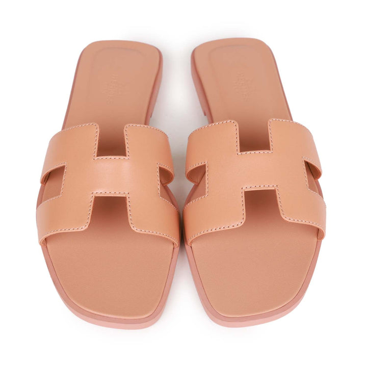 Top quality Hermes Oran Sandals Granit Rose 37
