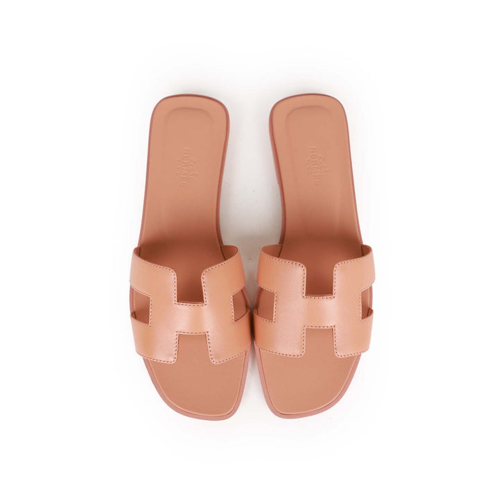 Top quality Hermes Oran Sandals Granit Rose 37