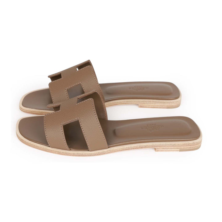 Top quality Hermes Oran Sandal Etoupe Epsom 35.5