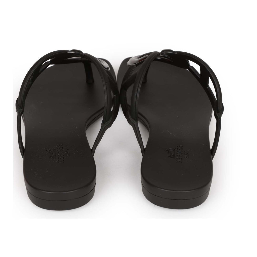 Top quality Hermes Egerie Sandal Black TPU 36