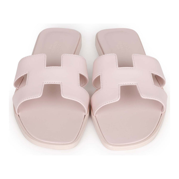 Top quality Hermes Oran Sandals Rose Petale 40
