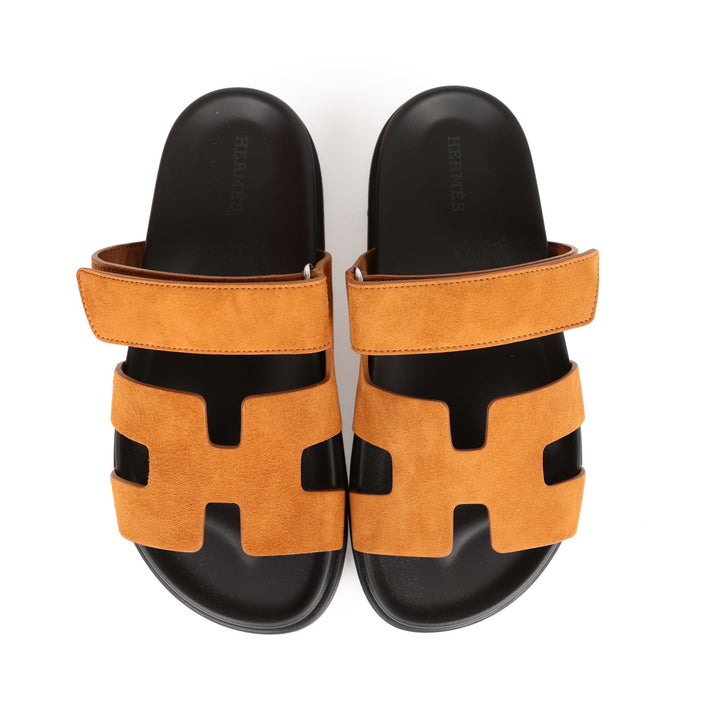 Top quality Hermes Chypre Sandals Brown Suede 36 EU