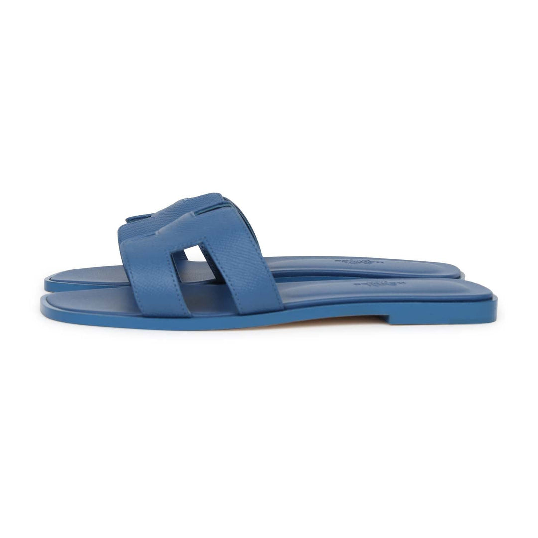 Top quality Hermes Oran Sandal Bleu Bleuet Epsom 38